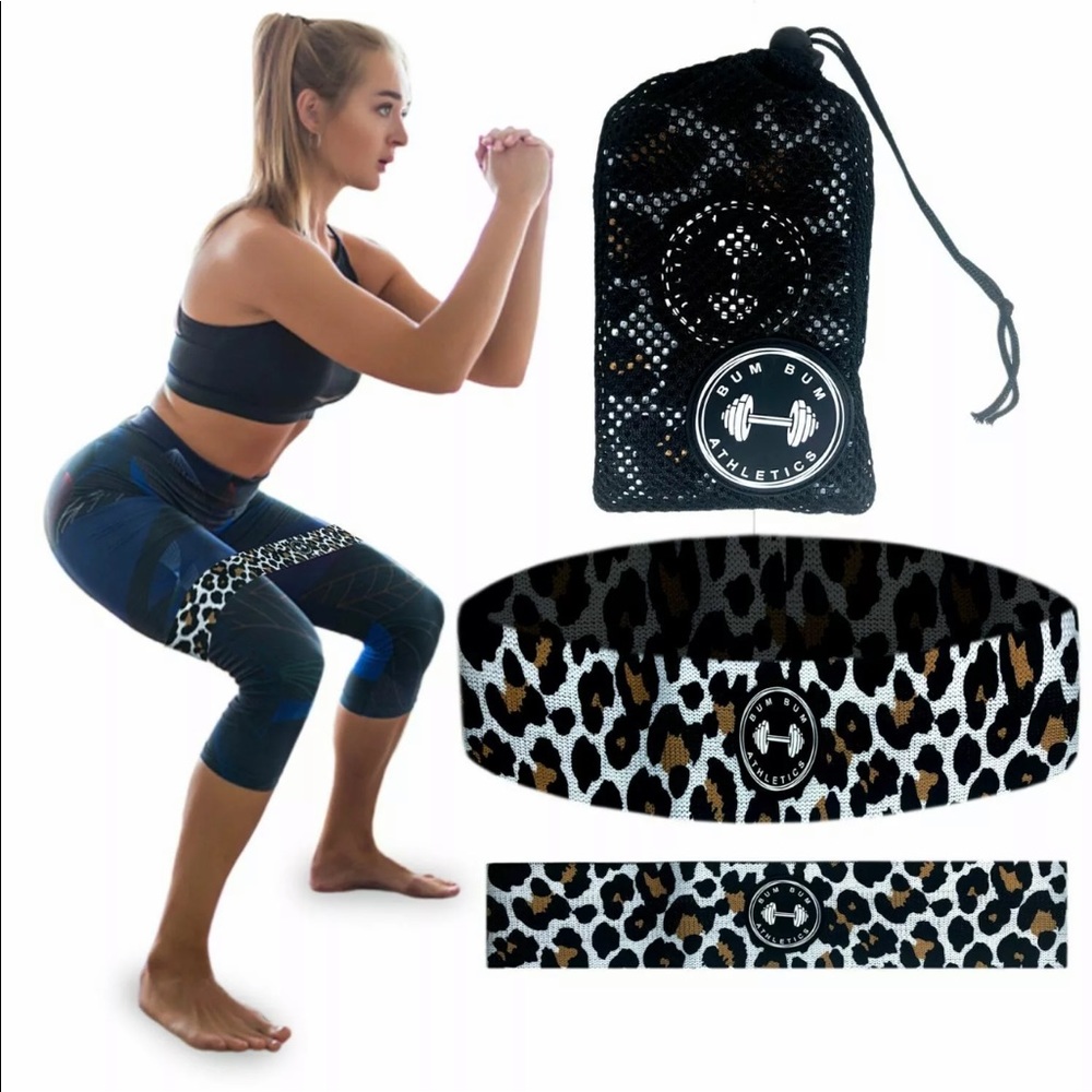 Stylish Fitness band glute workout legs